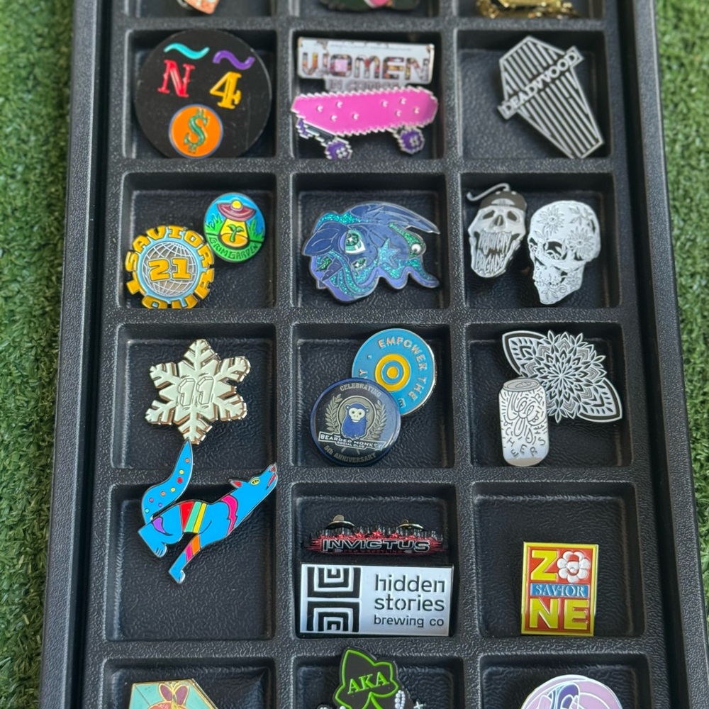 Assorted Enamel Pin Collection